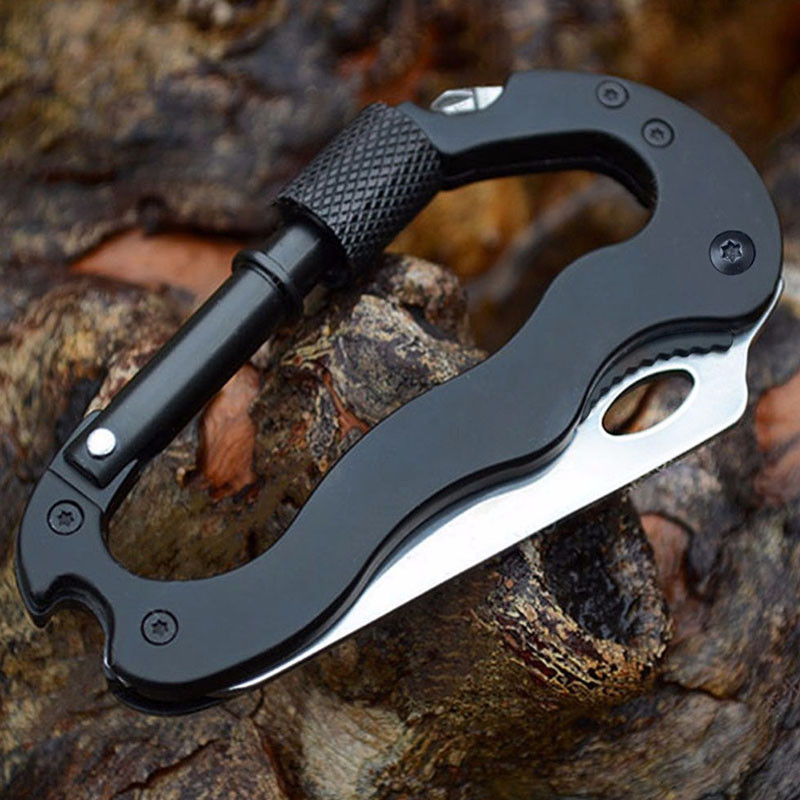 Miniatura 2 de Navaja Mosqueton Multiusos Tactico 119